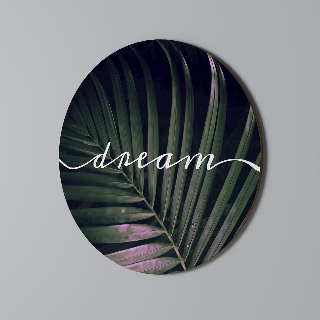 LUSH DREAMSCAPE Runde Wandkunst