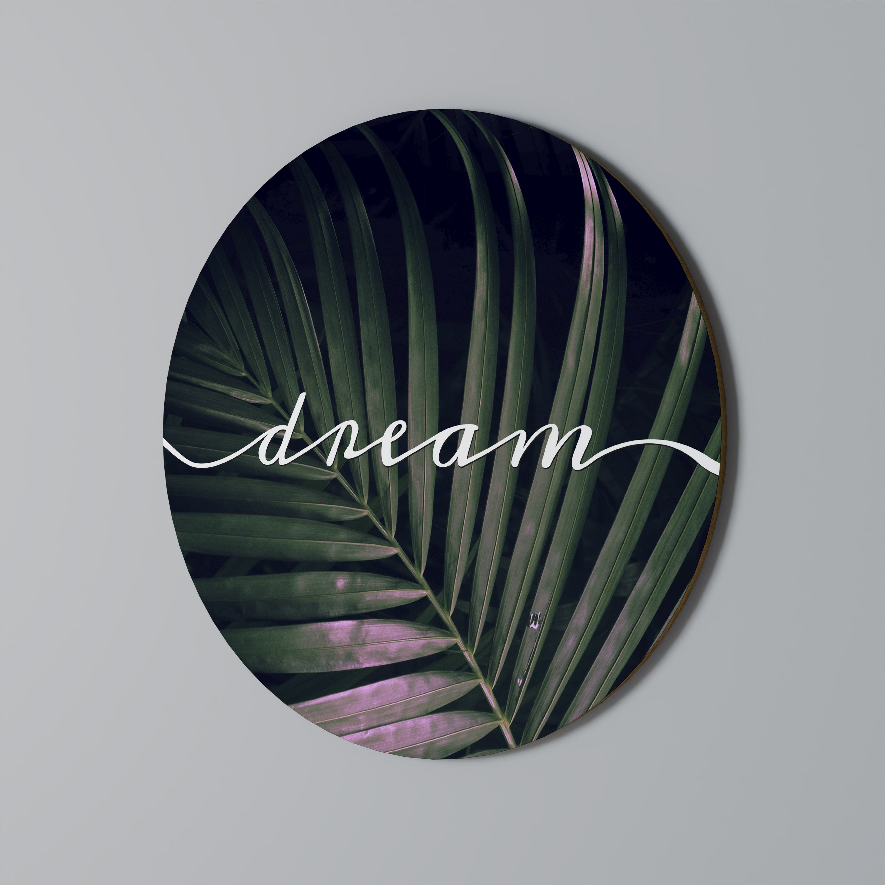 LUSH DREAMSCAPE Runde Wandkunst