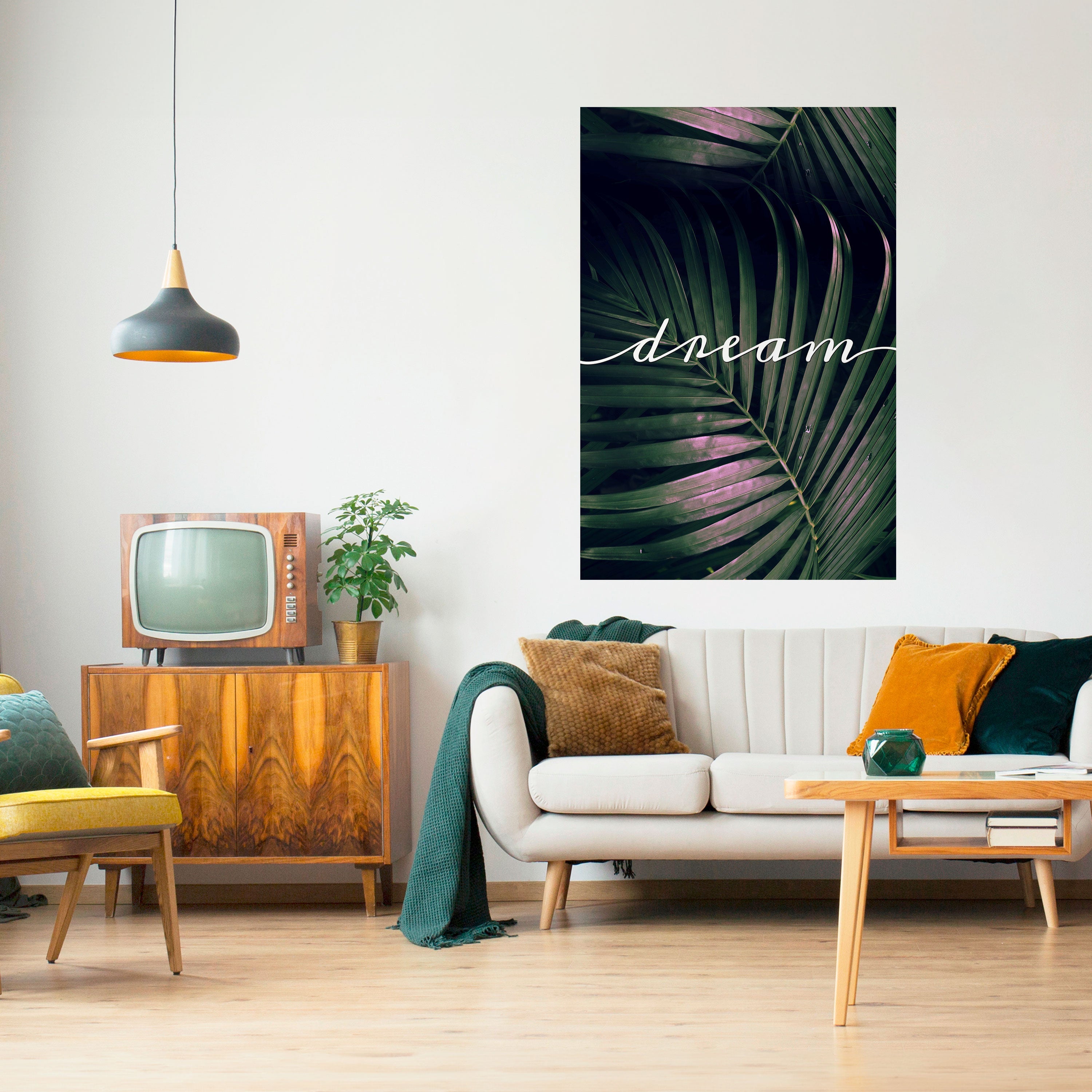 LUSH DREAMSCAPE Vertikales Poster zum Abziehen und Aufkleben