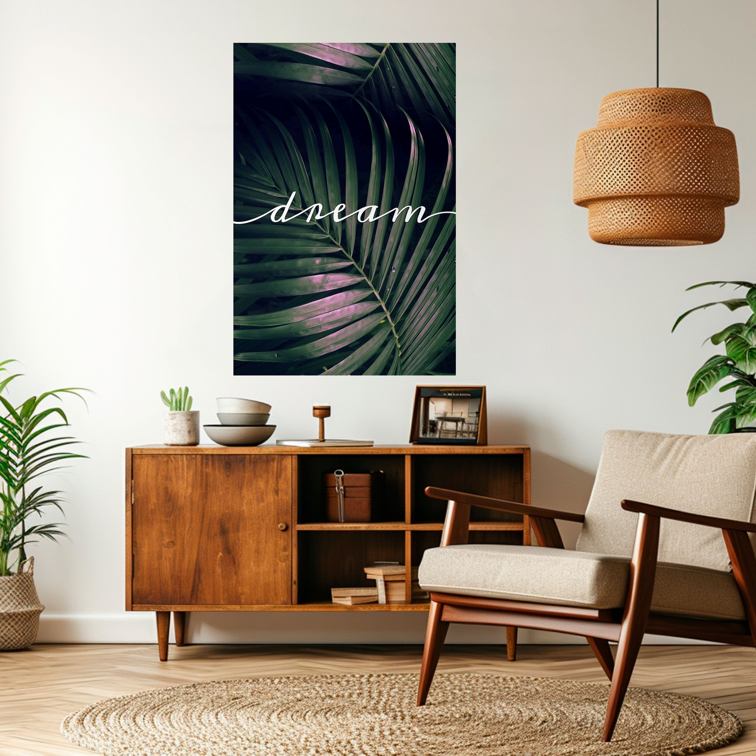 LUSH DREAMSCAPE Vertikales Poster zum Abziehen und Aufkleben