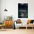 LUSH DREAMSCAPE Selbstklebendes Poster - Hochformat