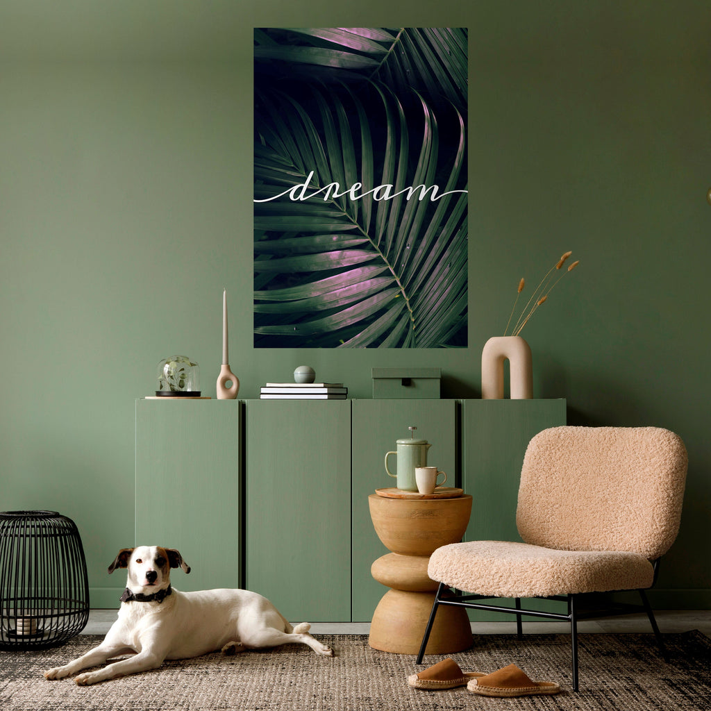 LUSH DREAMSCAPE Vertikales Poster zum Abziehen und Aufkleben