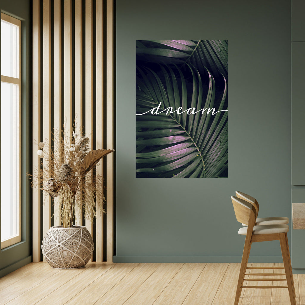 LUSH DREAMSCAPE Vertikales Poster zum Abziehen und Aufkleben