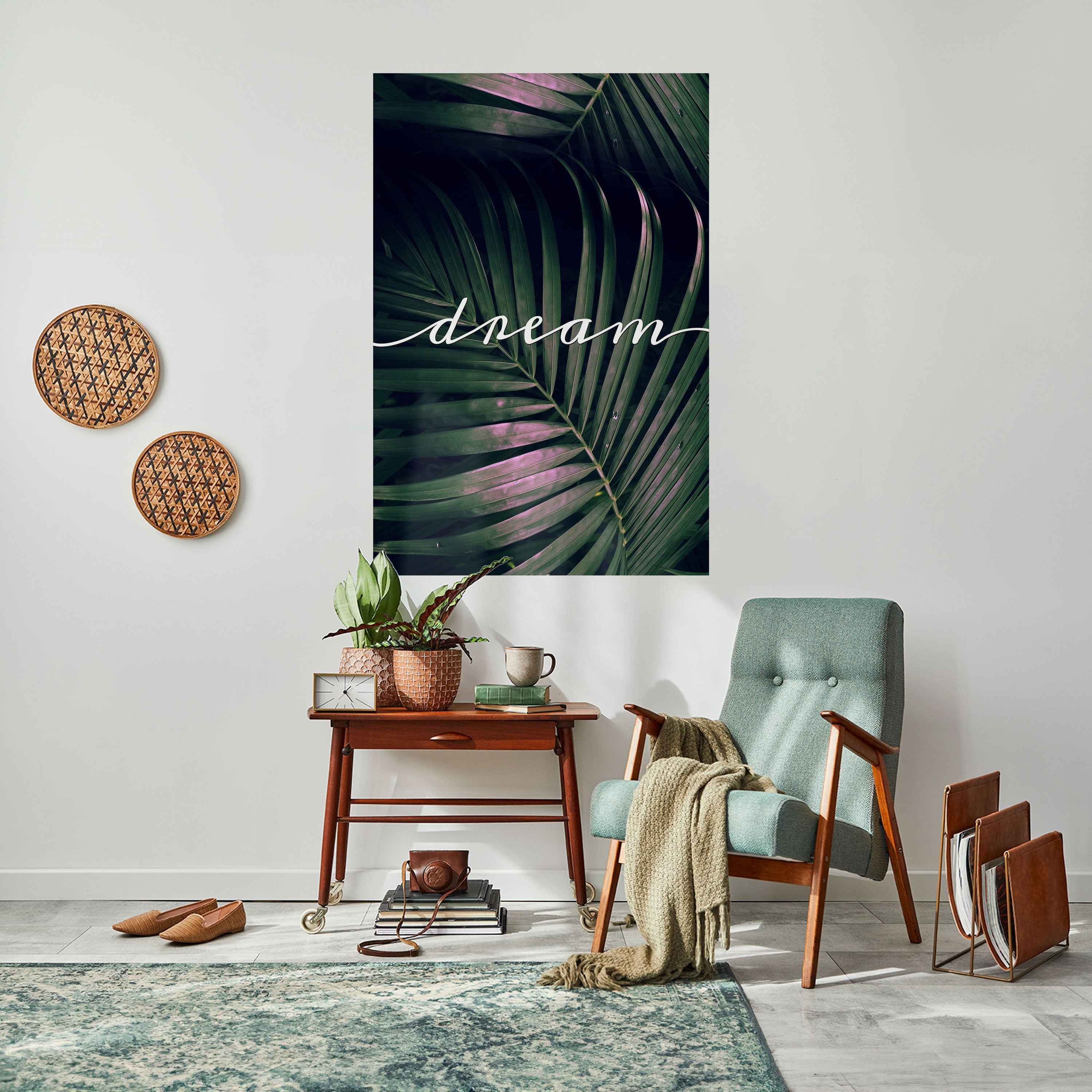 LUSH DREAMSCAPE Vertikales Poster zum Abziehen und Aufkleben