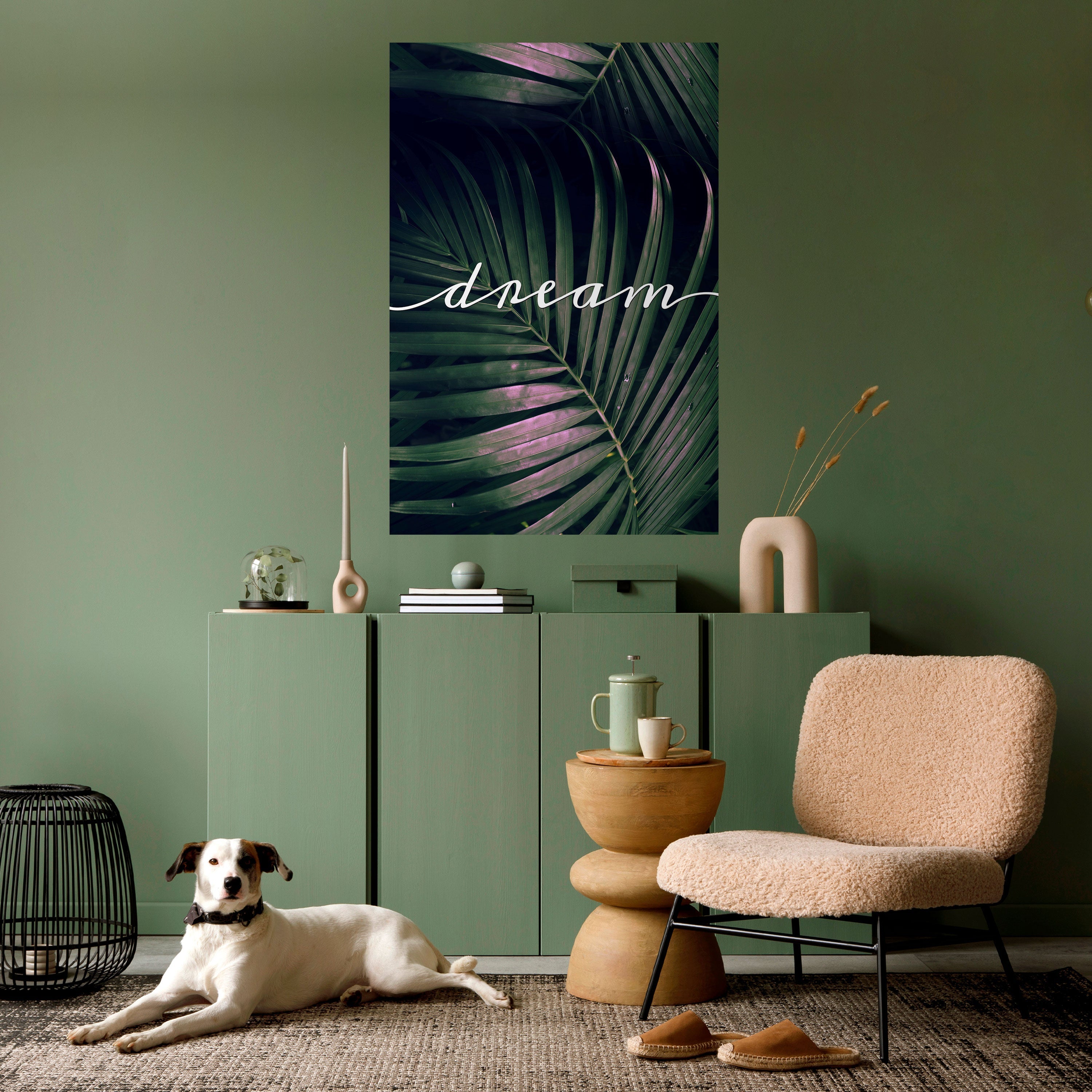 LUSH DREAMSCAPE Vertikales Poster zum Abziehen und Aufkleben