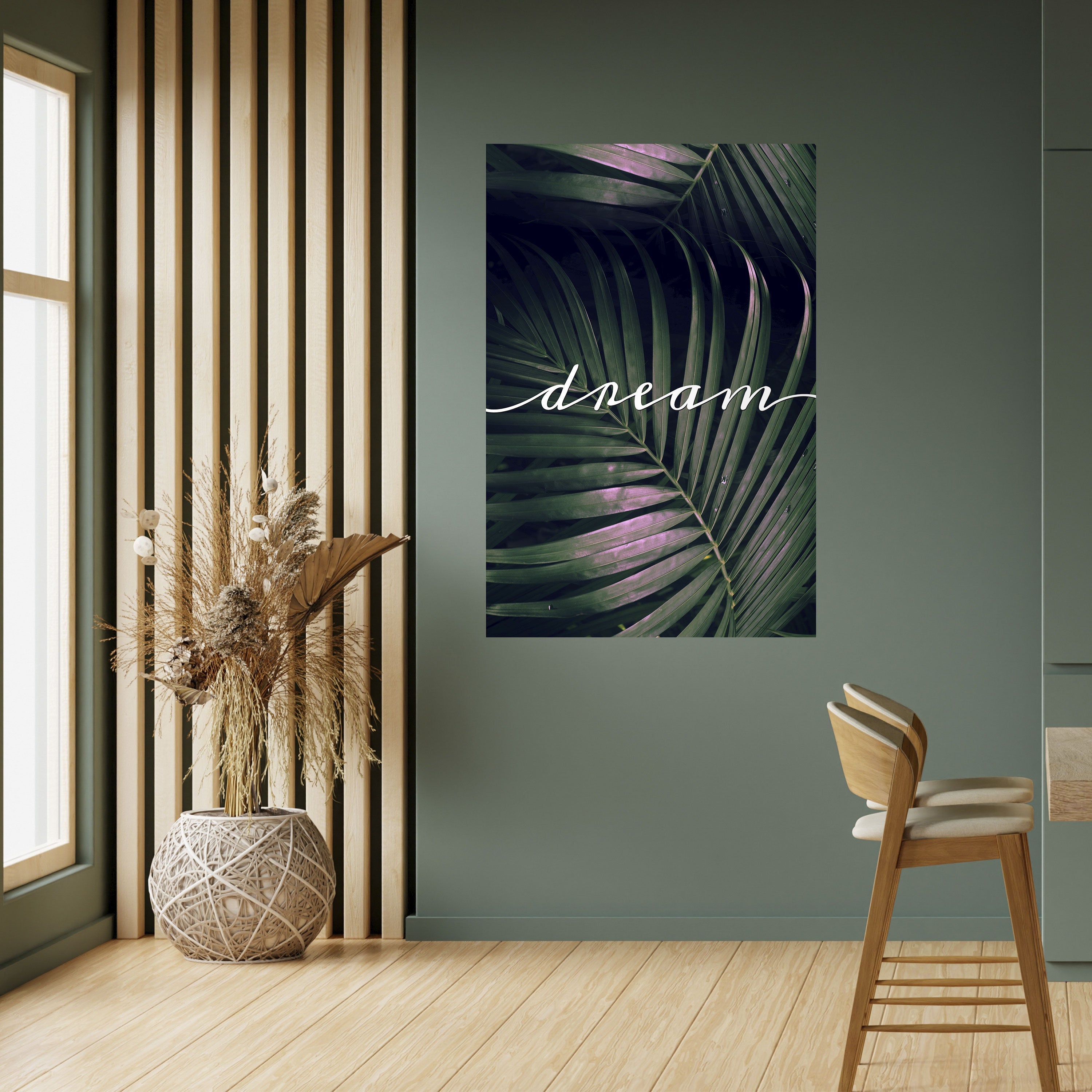 LUSH DREAMSCAPE Vertikales Poster zum Abziehen und Aufkleben