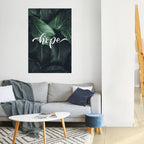 GREEN WHISPERS OF HOPE Selbstklebendes Poster - Hochformat