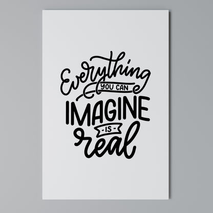 DREAMS BECOME REALITY Vertical Canvas Print