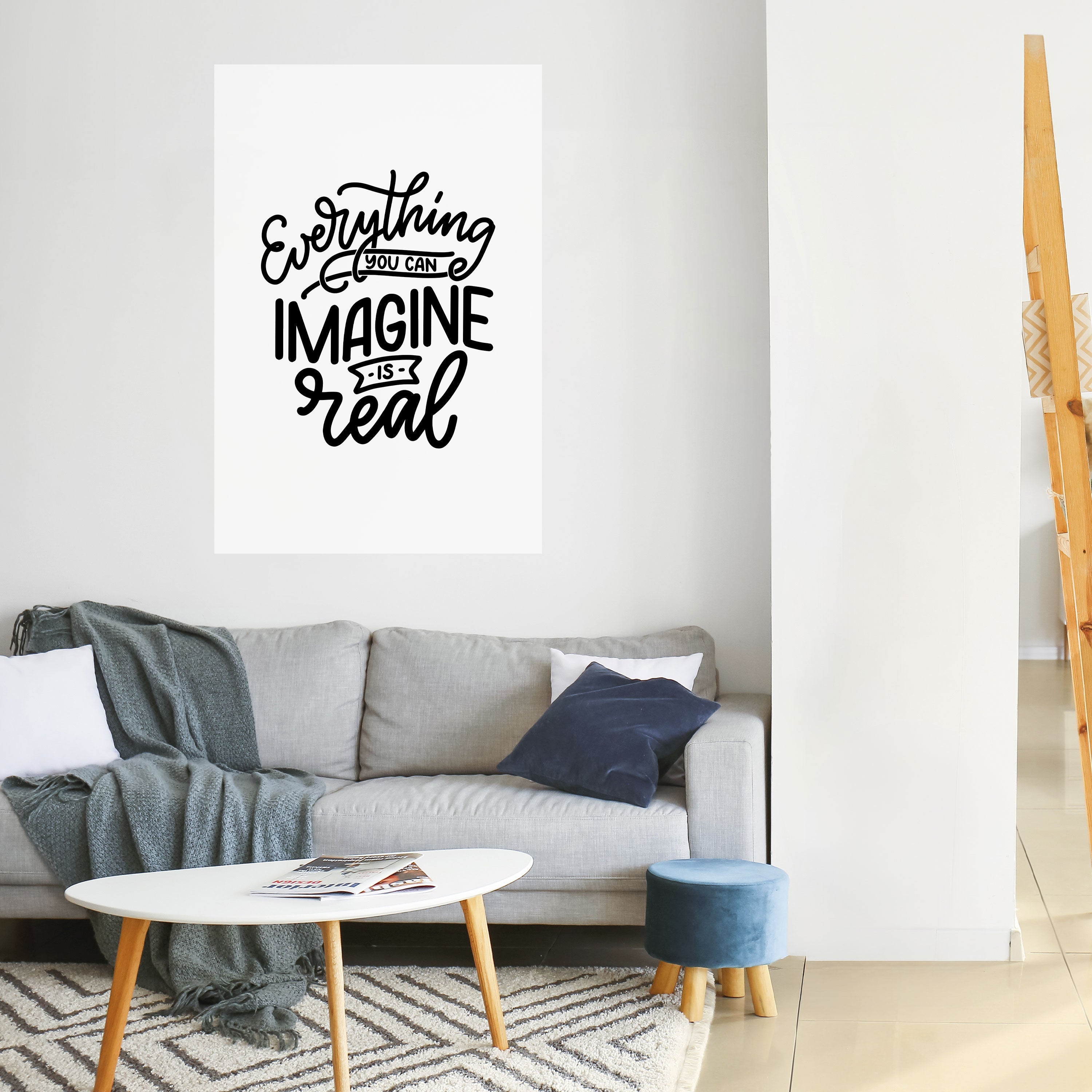 TRÄUME WERDEN WAHRHEIT Vertikales Poster zum Abziehen und Aufkleben