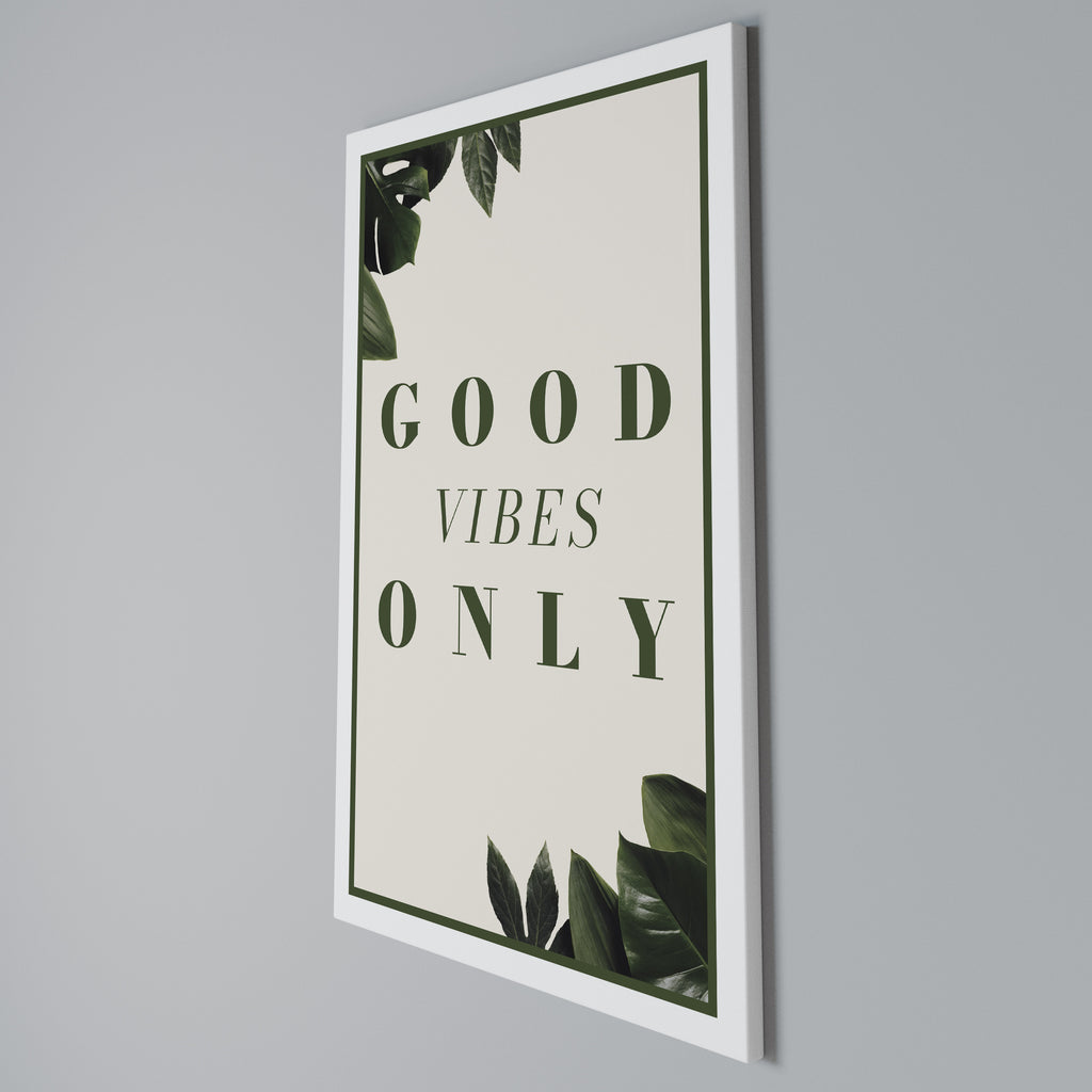 NATURE'S POSITIVE ENERGY Vertical Canvas Print