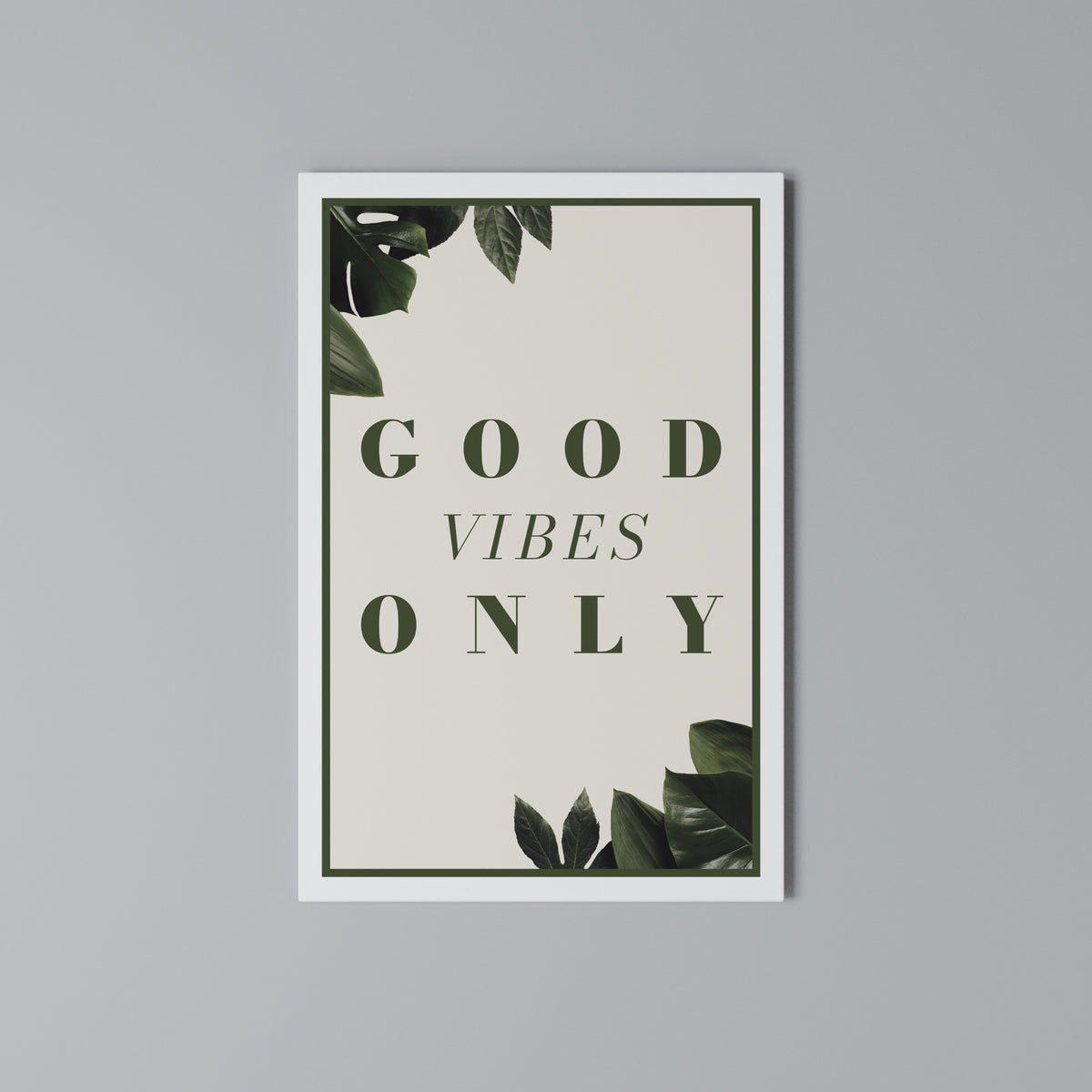 NATURE'S POSITIVE ENERGY Vertical Canvas Print