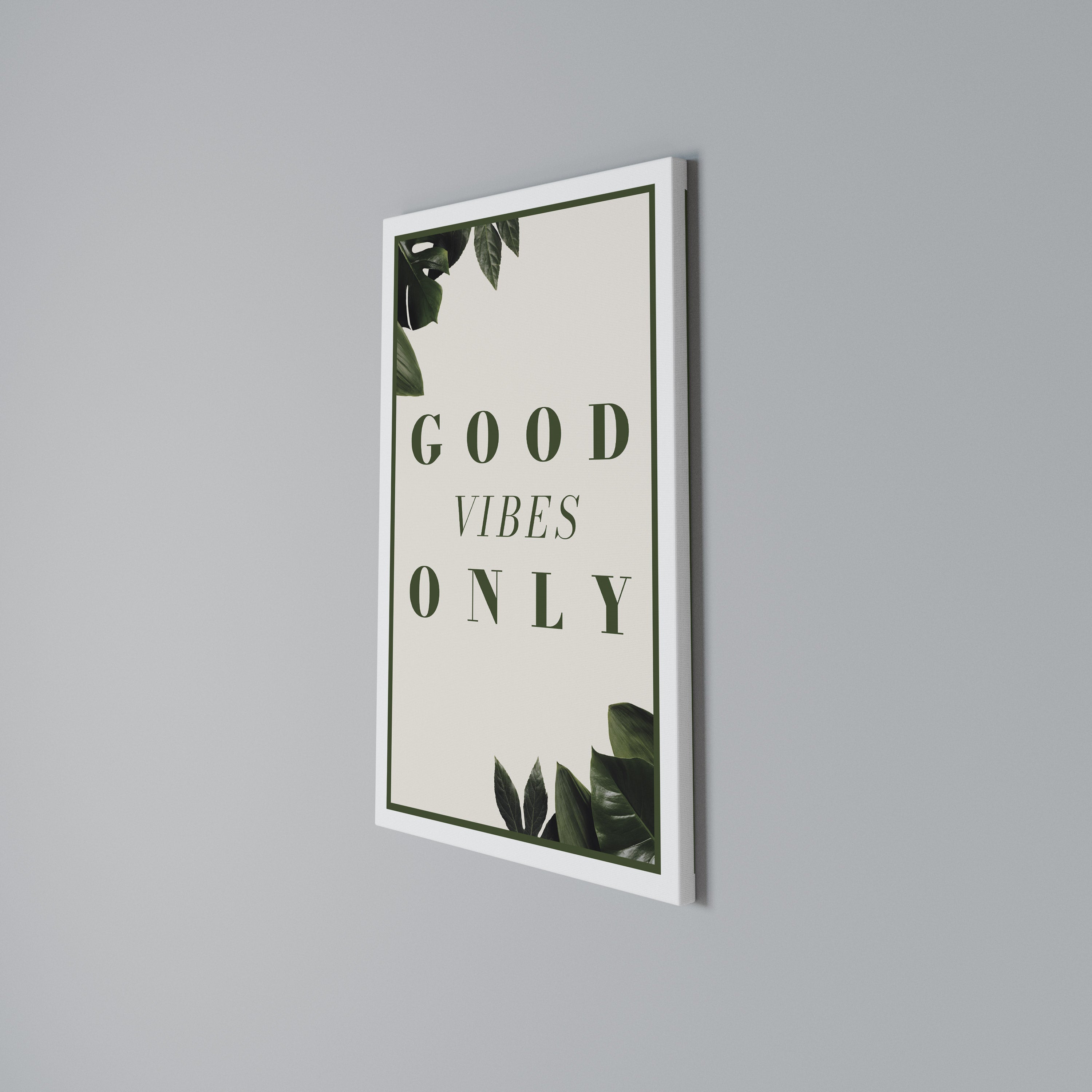 NATURE'S POSITIVE ENERGY Vertical Canvas Print