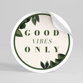 NATURE'S POSITIVE ENERGY Runder Wandsticker zum Abziehen und Aufkleben