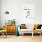 PURSUIT OF JOY Selbstklebendes Poster - Hochformat