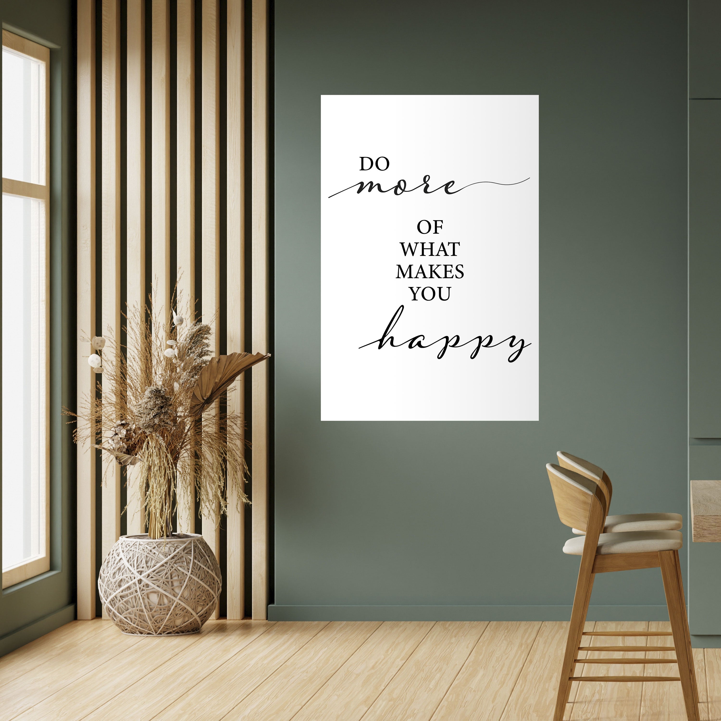 PURSUIT OF JOY Vertikales Poster zum Abziehen und Aufkleben