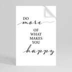 PURSUIT OF JOY Selbstklebendes Poster - Hochformat