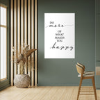 PURSUIT OF JOY Selbstklebendes Poster - Hochformat