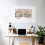 STILLNESS IN ART Selbstklebendes Horizontal-Poster