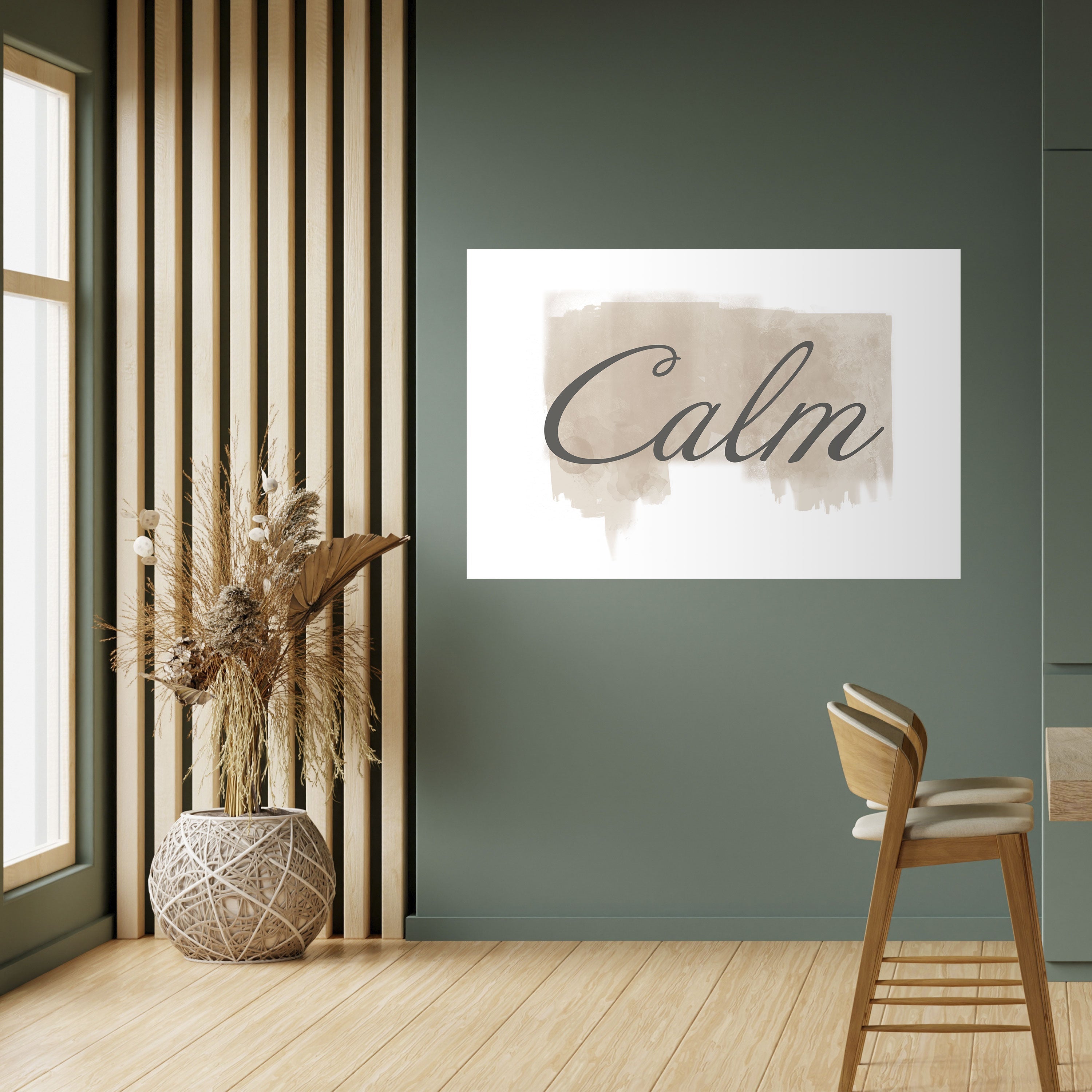STILLNESS IN ART Horizontales Poster zum Abziehen und Aufkleben
