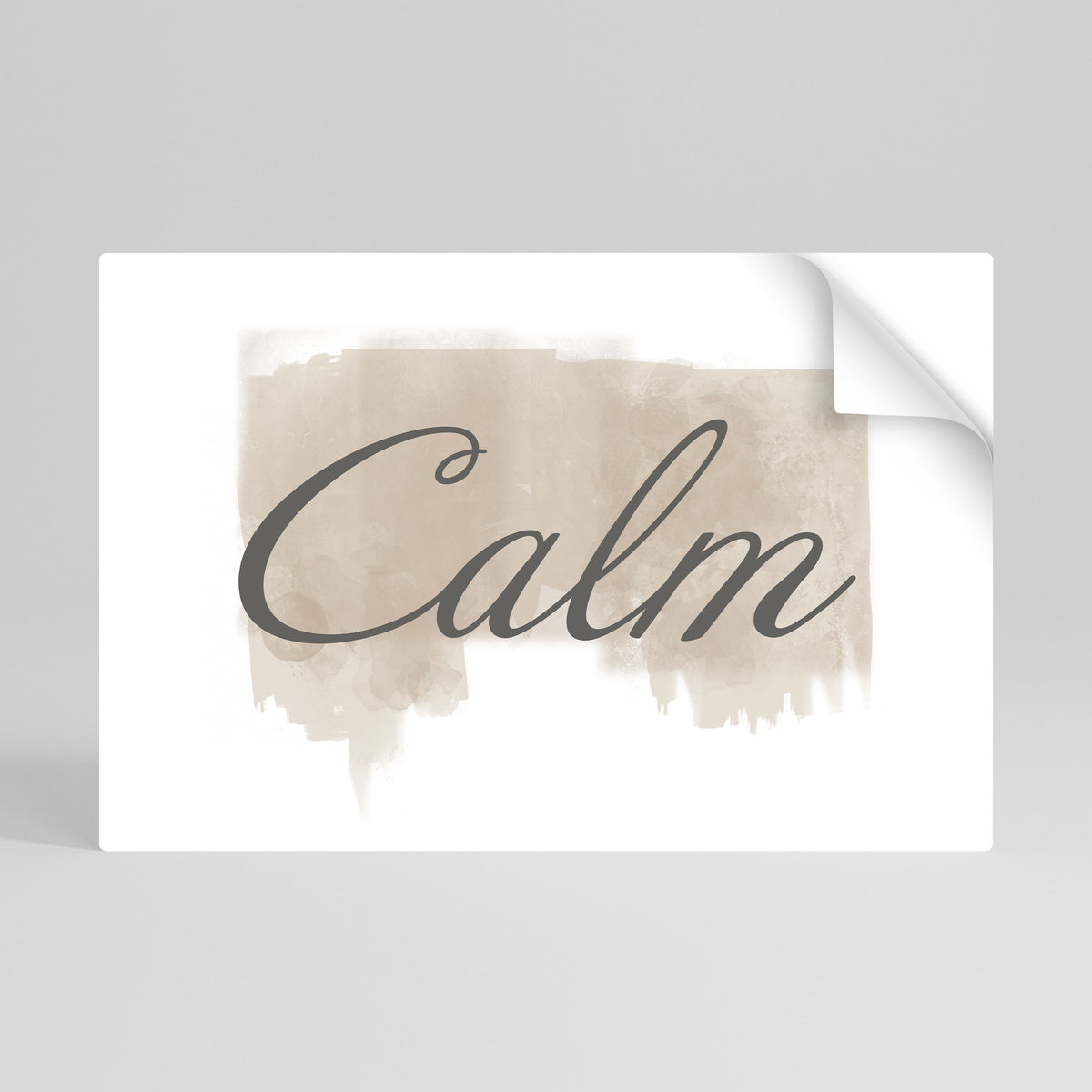 STILLNESS IN ART Selbstklebendes Horizontal-Poster