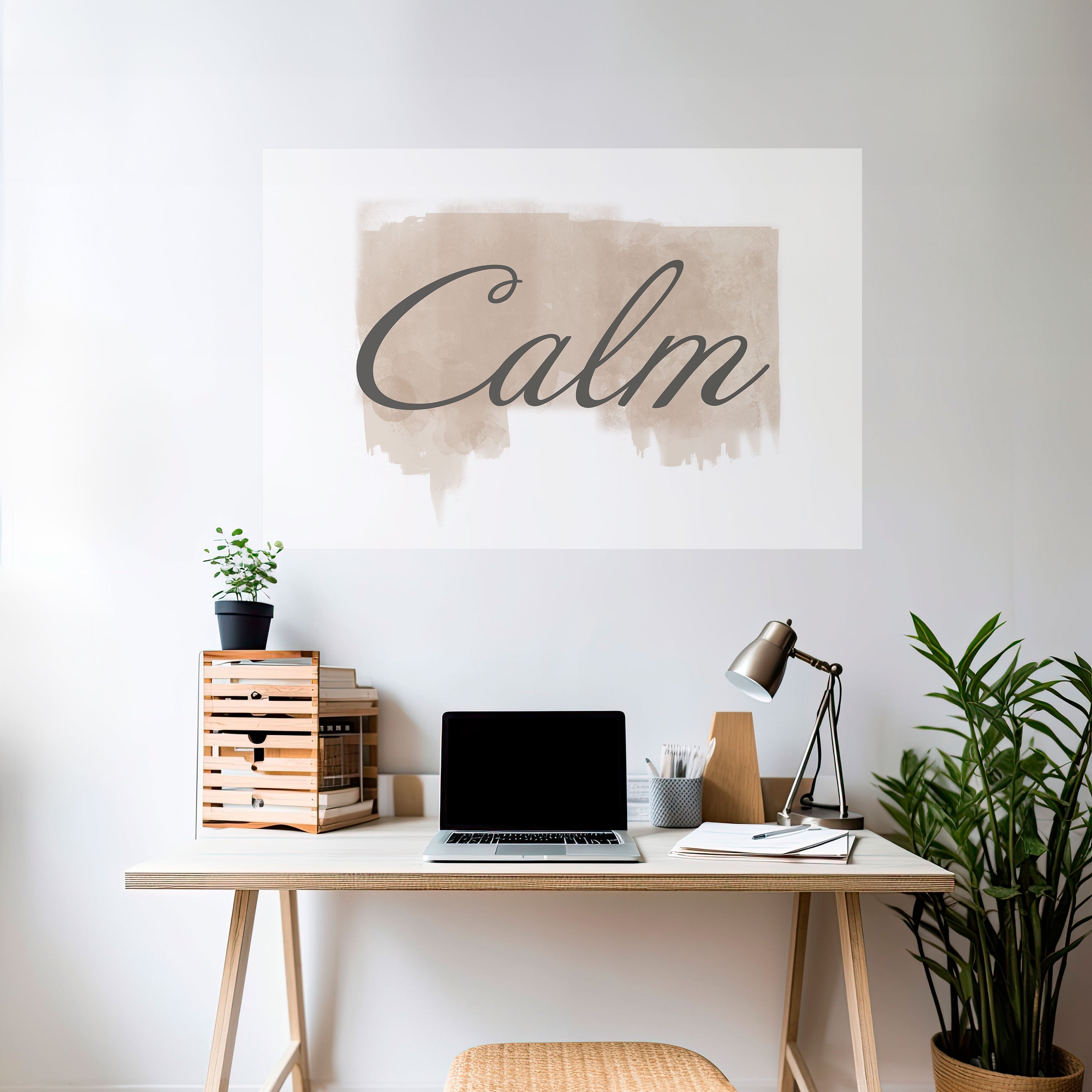 STILLNESS IN ART Horizontales Poster zum Abziehen und Aufkleben