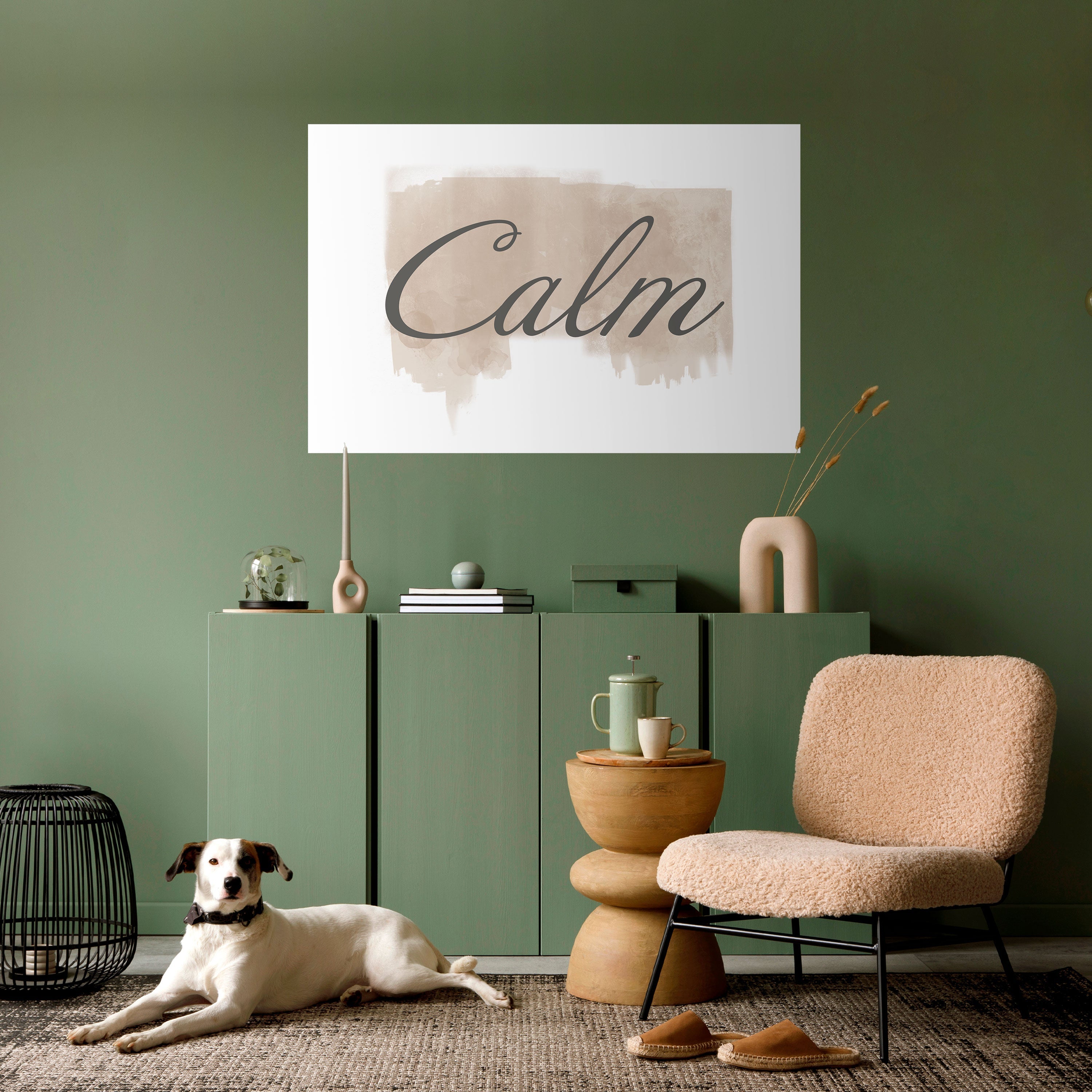 STILLNESS IN ART Horizontales Poster zum Abziehen und Aufkleben