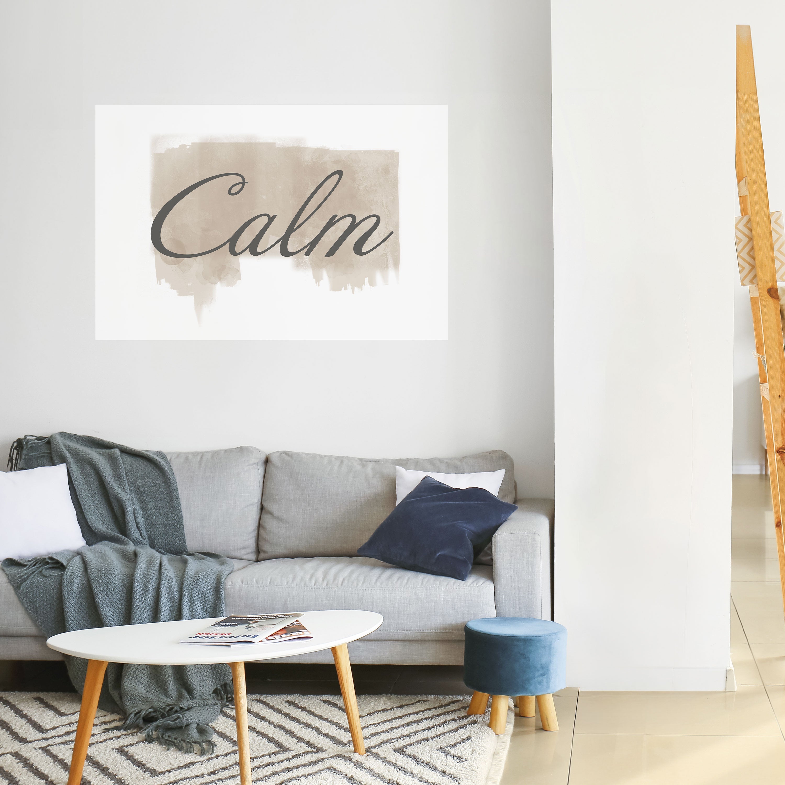 STILLNESS IN ART Horizontales Poster zum Abziehen und Aufkleben