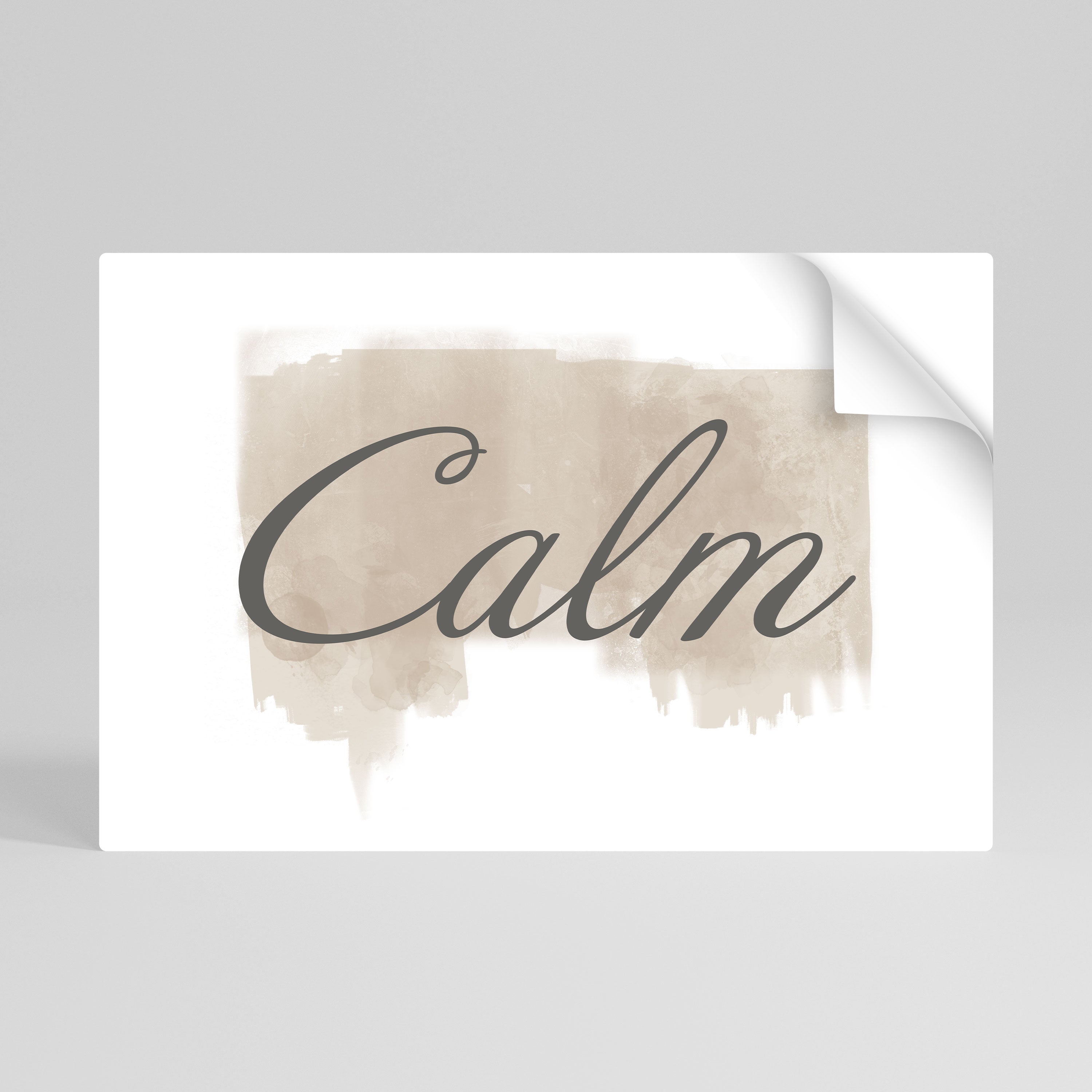 STILLNESS IN ART Selbstklebendes Horizontal-Poster