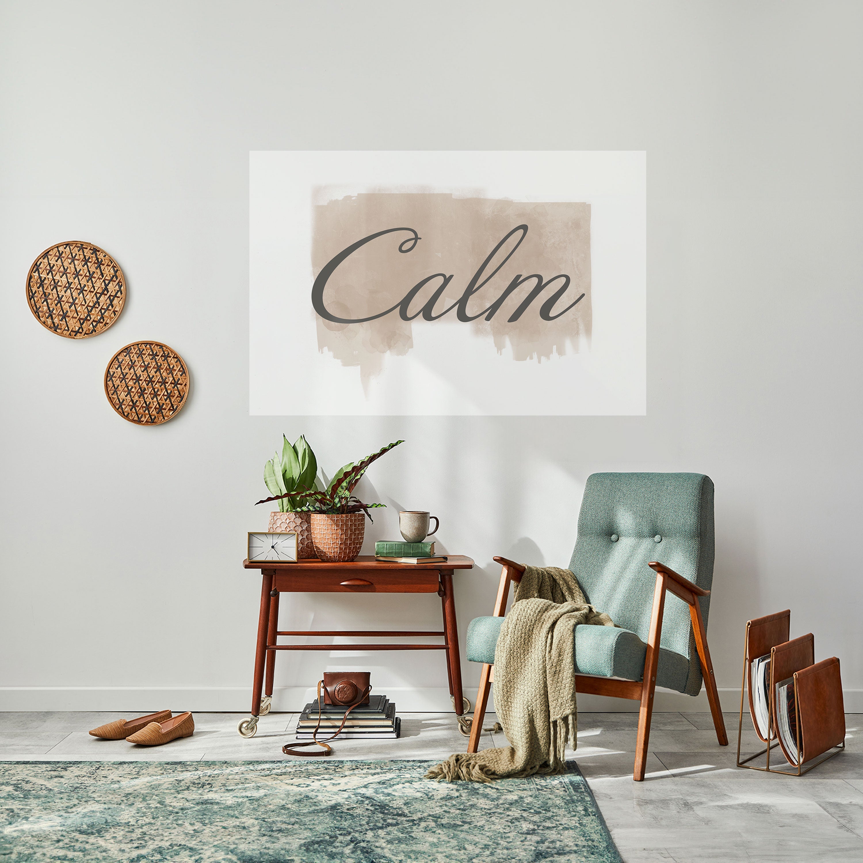 STILLNESS IN ART Horizontales Poster zum Abziehen und Aufkleben
