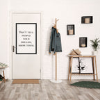 DREAMS IN ACTION Selbstklebendes Poster - Hochformat