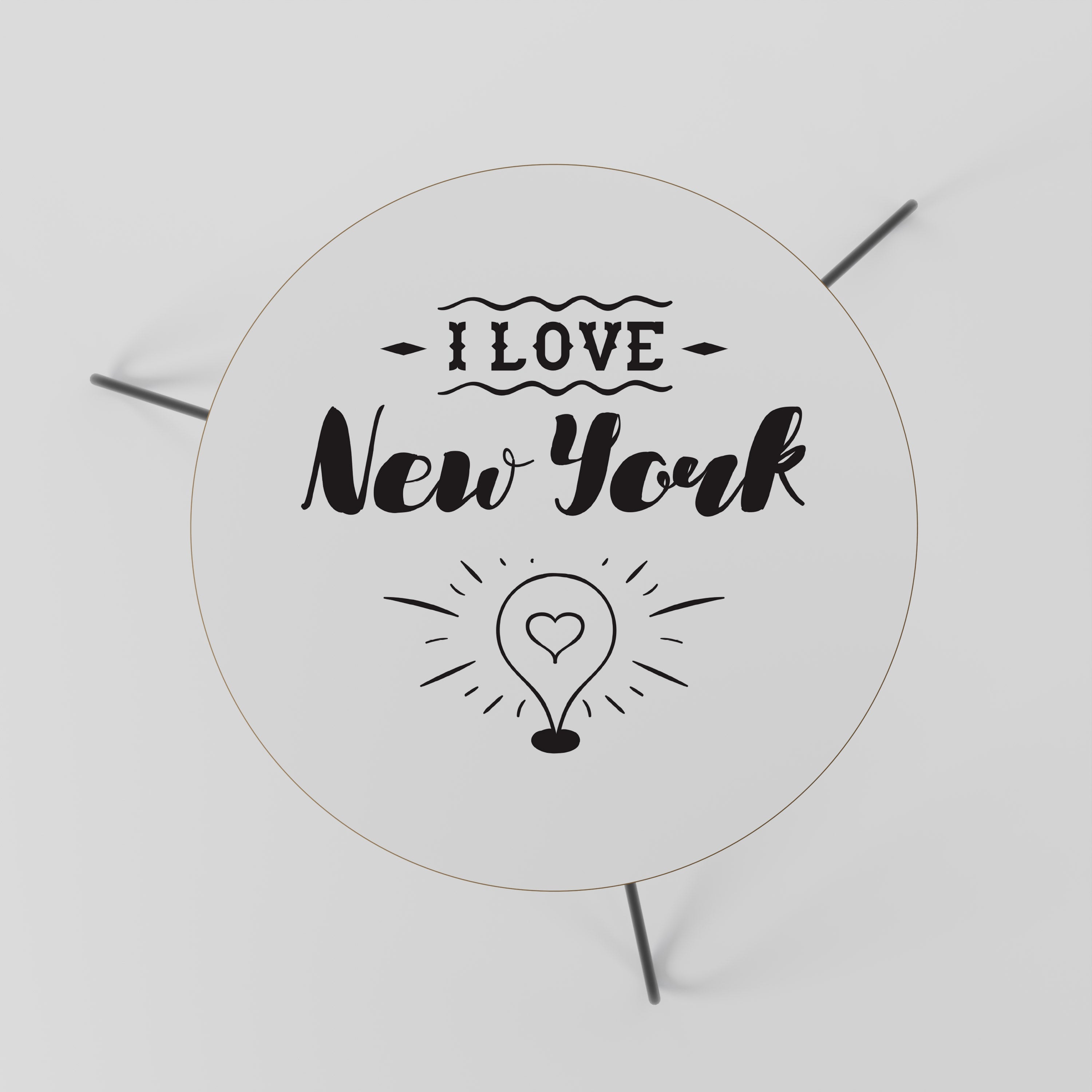 I LOVE NEW YORK Couchtisch 60