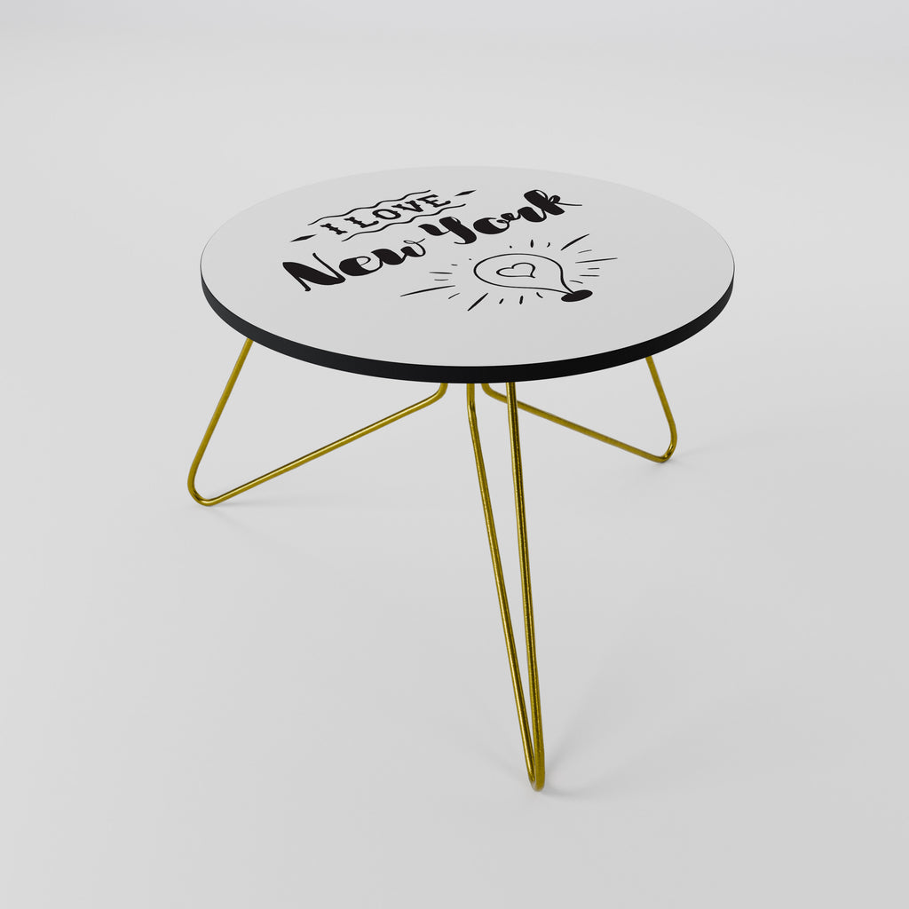 I LOVE NEW YORK Couchtisch