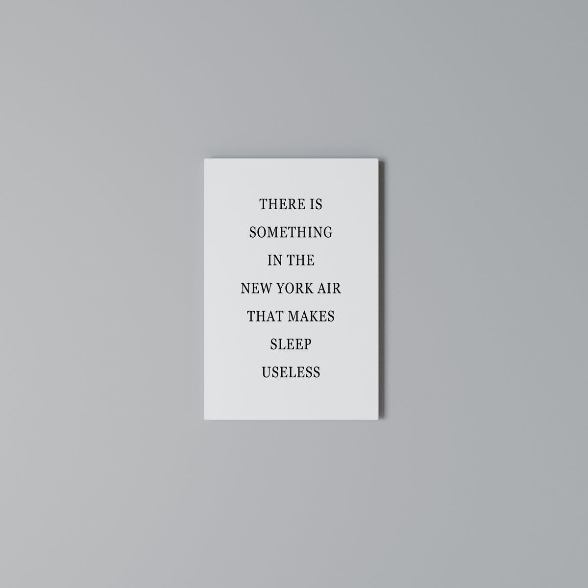 NEW YORK NIGHTS UNREST Vertical Canvas Print