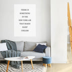 NEW YORK NIGHTS UNREST Selbstklebendes Poster - Hochformat