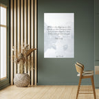 CHOICES IN REFLECTION Selbstklebendes Poster - Hochformat