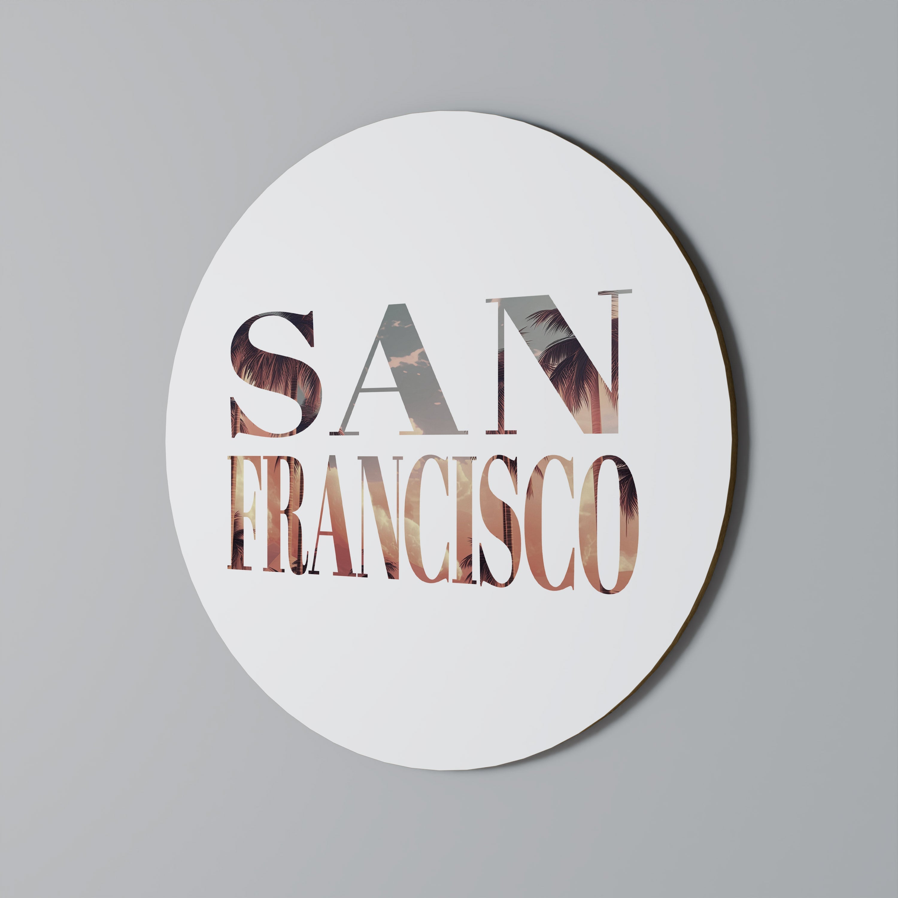 Runde Wandkunst SAN FRANCISCO
