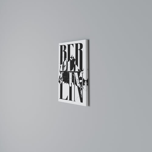 BOLD HORIZONS OF BERLIN Vertical Canvas Print