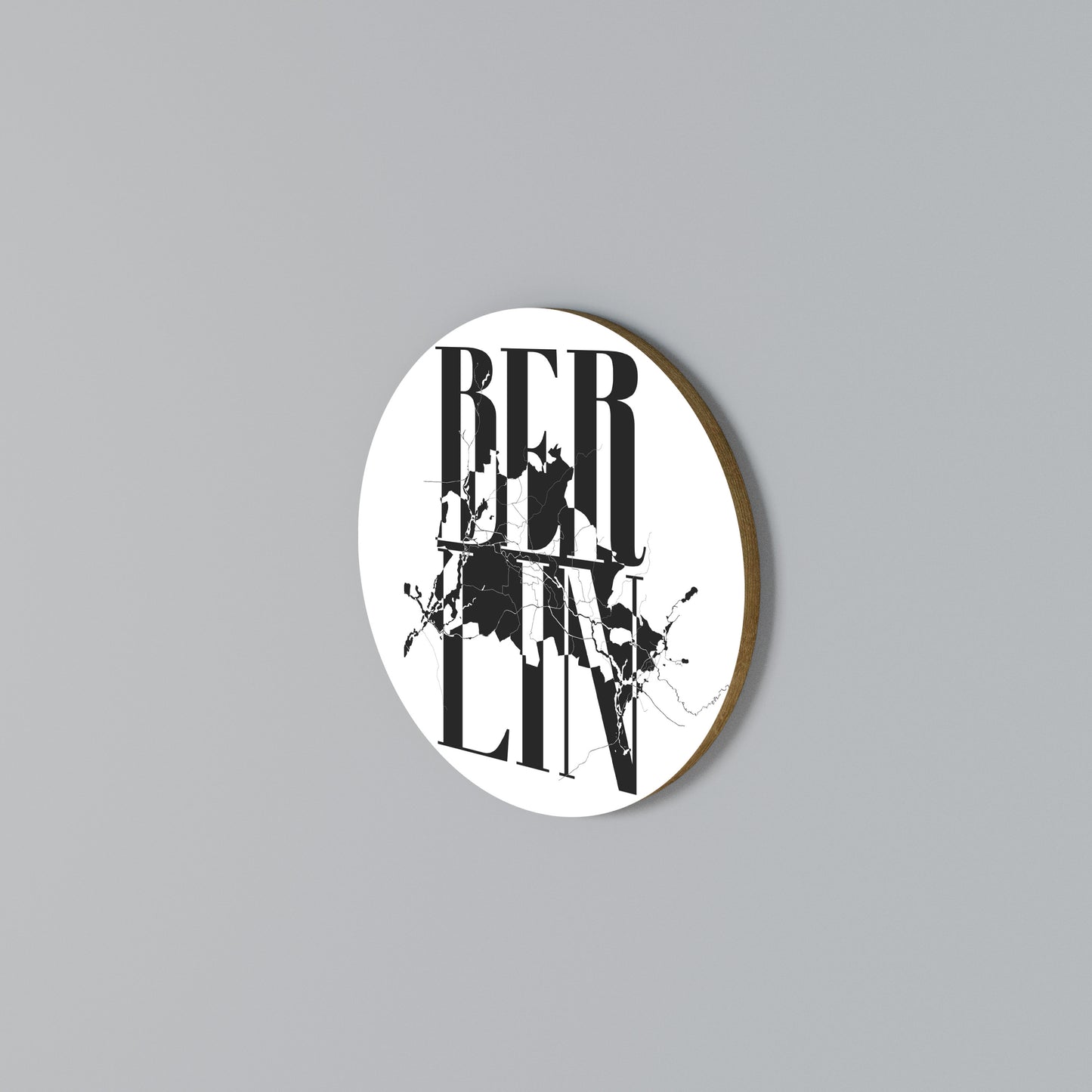 BOLD HORIZONS OF BERLIN Round Wall Art