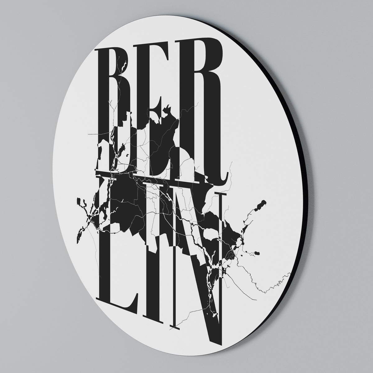 BOLD HORIZONS OF BERLIN Rundes Wandbild