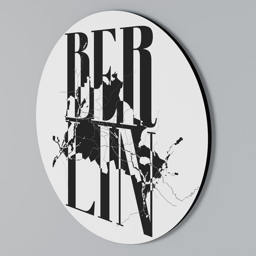 BOLD HORIZONS OF BERLIN Rundes Wandbild