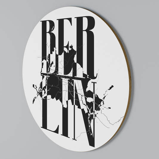 BOLD HORIZONS OF BERLIN Rundes Wandbild