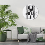 BOLD HORIZONS OF BERLIN Runde Wanddekoration Ø 69 cm