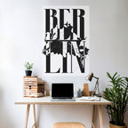 BOLD HORIZONS OF BERLIN Selbstklebendes Poster - Hochformat