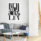 BOLD HORIZONS OF BERLIN Selbstklebendes Poster - Hochformat