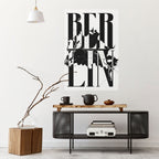 BOLD HORIZONS OF BERLIN Selbstklebendes Poster - Hochformat
