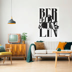 BOLD HORIZONS OF BERLIN Selbstklebendes Poster - Hochformat