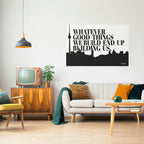 BUILDING OUR LEGACY Selbstklebendes Horizontal-Poster