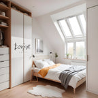 BONJOUR LOVE Selbstklebendes Horizontal-Poster