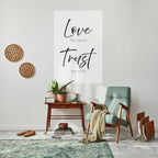 BREEZY BELIEFS Selbstklebendes Poster - Hochformat