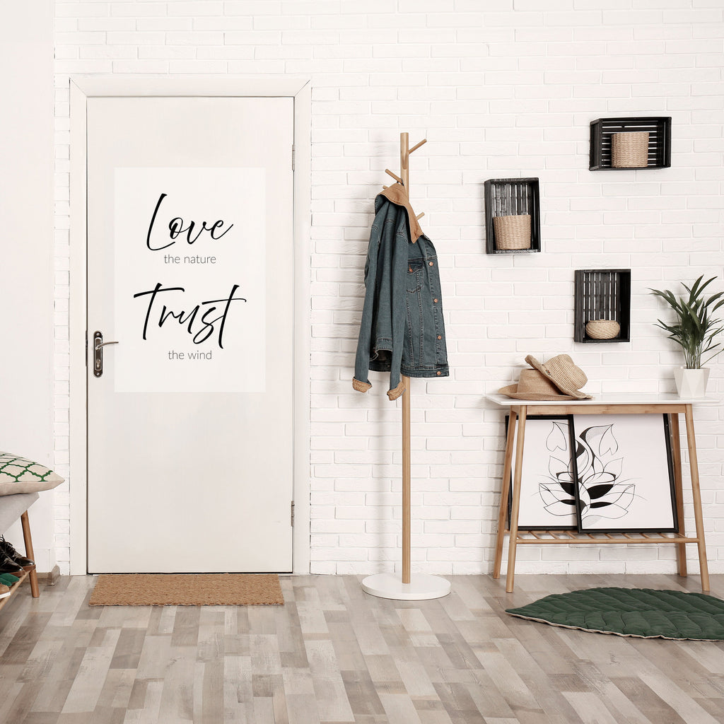 BREEZY BELIEFS Vertikales Poster zum Abziehen und Aufkleben